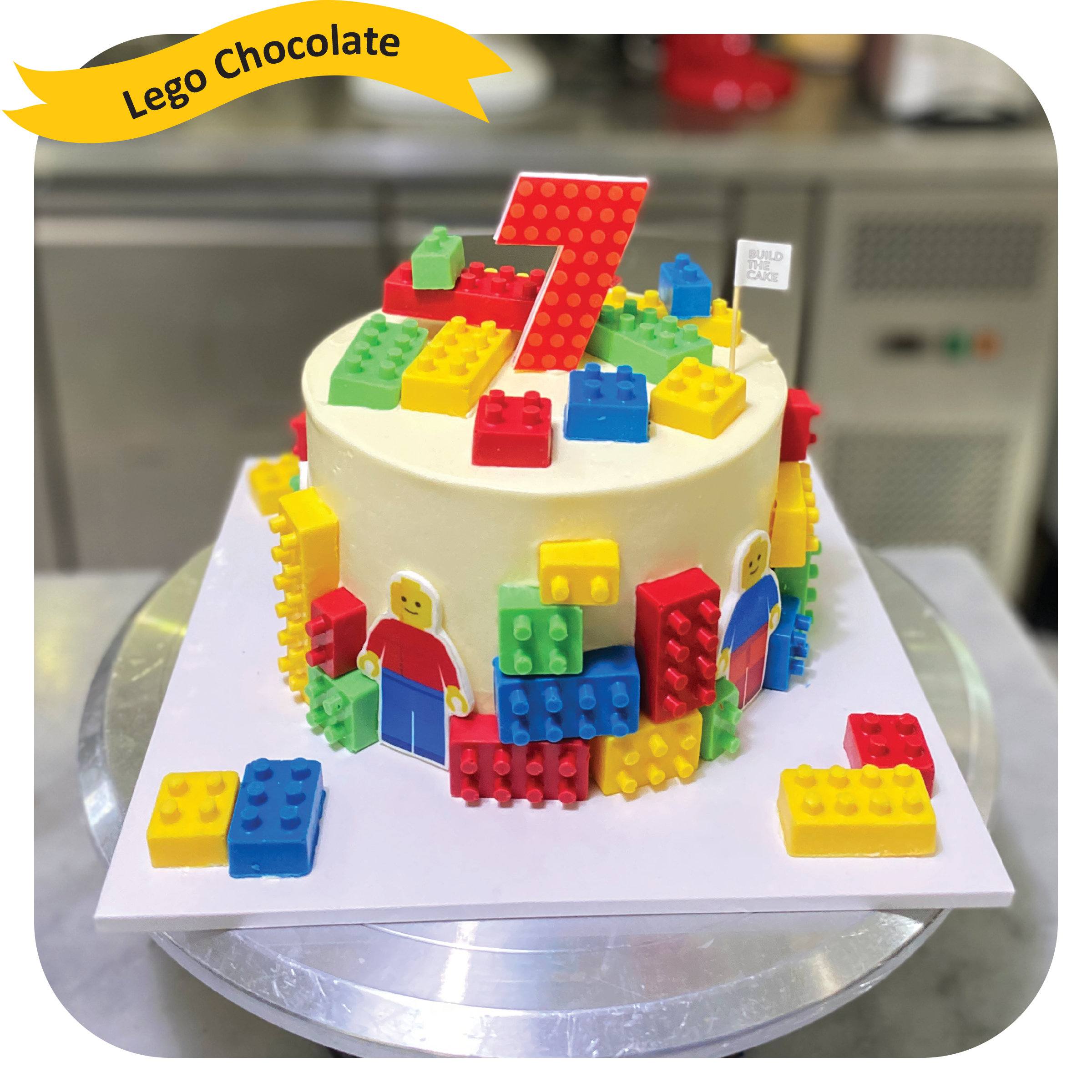 Custom Lego Chocolate Cake